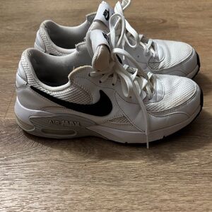 Nike Air Max White and Black Sneakers
